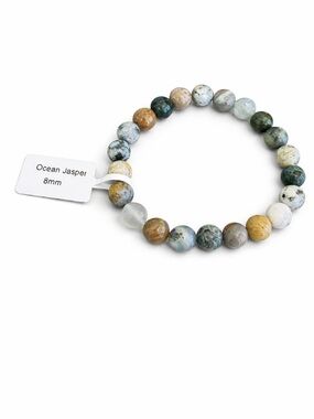 Ocean Jasper Beaded Stretch Bracelet - Multicolor